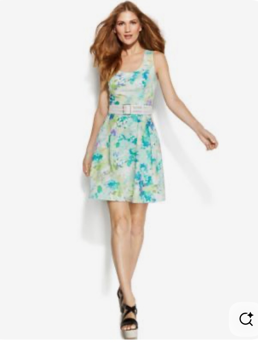 Calvin Klein Watercolor Dress
